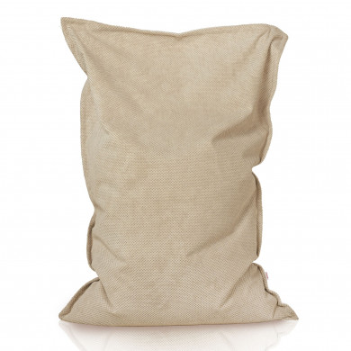 Beige Dot Pouf Poire Coussin