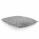 Gris Clair Dot Pouf Poire Coussin XXL