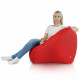 Rouge Pouf Poire Fauteuil Amalfi nylon