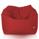 Rouge foncé Pouf Poire Fauteuil Amalfi nylon