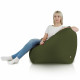 Vert foncé Pouf Poire Fauteuil Amalfi nylon