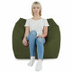 Vert foncé Pouf Poire Fauteuil Amalfi nylon