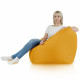 Jaune Pouf Poire Fauteuil Amalfi nylon