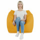 Jaune Pouf Poire Fauteuil Amalfi nylon