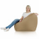 Beige Pouf Poire Fauteuil Amalfi nylon