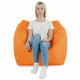 Orange Pouf Poire Fauteuil Amalfi nylon