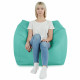 Turquoise Pouf Poire Fauteuil Amalfi nylon