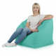 Turquoise Pouf Poire Fauteuil Amalfi nylon