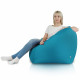 Bleu Pouf Poire Fauteuil Amalfi nylon