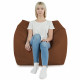 Marron Pouf Poire Fauteuil Amalfi nylon