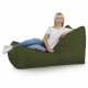 Vert foncé Pouf Poire Fauteuil Athènes Extérieur nylon