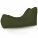 Vert foncé Pouf Poire Fauteuil Athènes Extérieur nylon