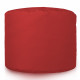 Rouge foncé Pouf Cylindre Extérieur nylon