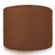 Marron Pouf Cylindre Extérieur nylon