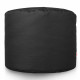 Noir Pouf Cylindre Extérieur nylon