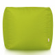 Lime Pouf Cube Jardin nylon