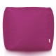 Fuchsia Pouf Cube Jardin nylon