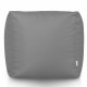 Gris Pouf Cube Jardin nylon