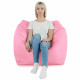 Rose clair Pouf Poire Fauteuil Amalfi nylon