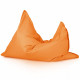 Orange Pouf Poire Coussin XXL Jardin nylon