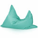Turquoise Pouf Poire Coussin XXL Jardin nylon