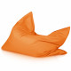 Orange Pouf Poire Coussin XXL Jardin nylon