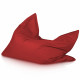 Rouge foncé Pouf Poire Coussin XXL Jardin nylon