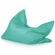 Turquoise Pouf Poire Coussin XXL Jardin nylon