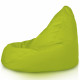 Lime Pouf Poire de jardin Drop XXL nylon