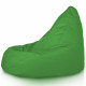 Vert Pouf Poire de jardin Drop XXL nylon