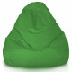 Vert Pouf Poire de jardin Drop XXL nylon