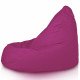 Fuchsia Pouf Poire de jardin Drop XXL nylon