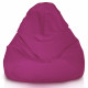 Fuchsia Pouf Poire de jardin Drop XXL nylon