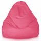 Rose Pouf Poire de jardin Drop XXL nylon