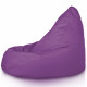 Violet Pouf Poire de jardin Drop XXL nylon