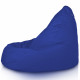 Bleu foncé Pouf Poire de jardin Drop XXL nylon