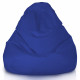 Bleu foncé Pouf Poire de jardin Drop XXL nylon