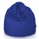 Bleu foncé Pouf Poire XL nylon