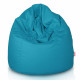 Bleu Geant Pouf Poire XXL nylon