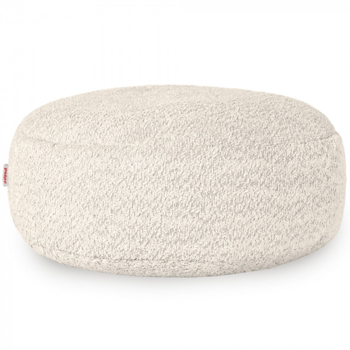 Ecru Fußbank Boucle