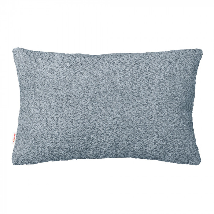 Bleue bouclé oreiller rectangulaire