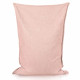 Rose poudré bouclé pouf poire coussin pour enfants