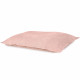 Rose poudré bouclé pouf poire coussin pour enfants