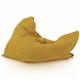 Moutarde bouclé pouf poire coussin pour enfants