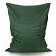 Vert foncé bouclé pouf poire coussin pour enfants