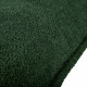 Vert foncé bouclé pouf poire coussin XXL