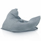 Bleue bouclé pouf poire coussin pour enfants