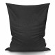 Noire bouclé pouf poire coussin pour enfants