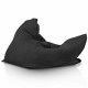 Noire bouclé pouf poire coussin pour enfants