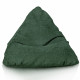 Vert foncé pouf poire bermuda Bouclé